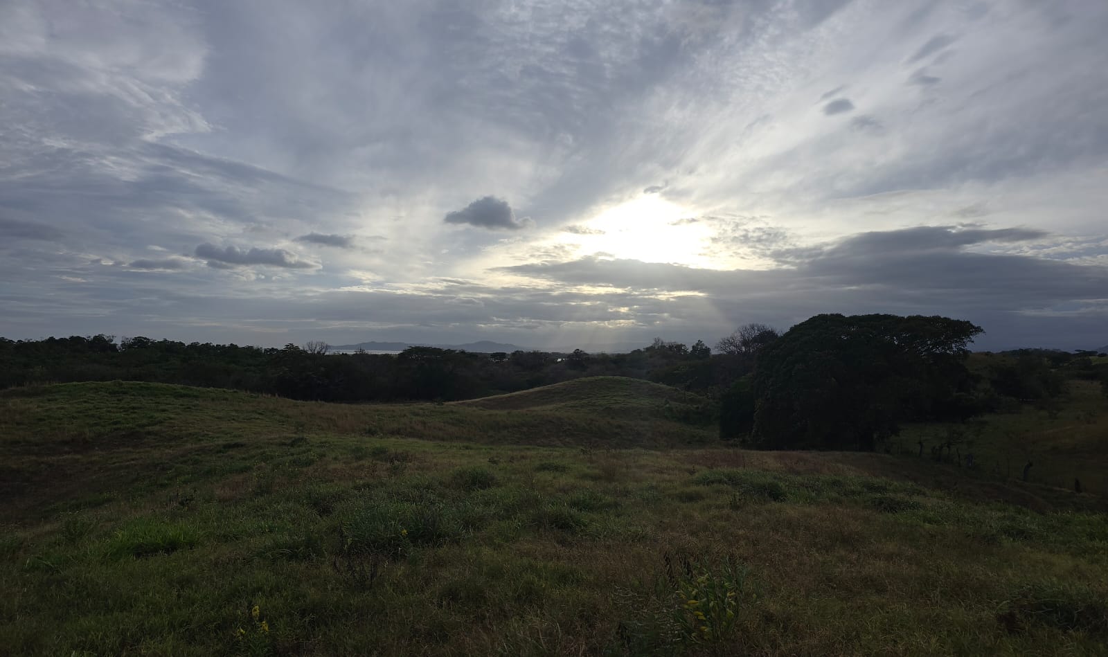 Sloping ocean view land for sale near Playa Venao, Azuero Peninsula, Panama